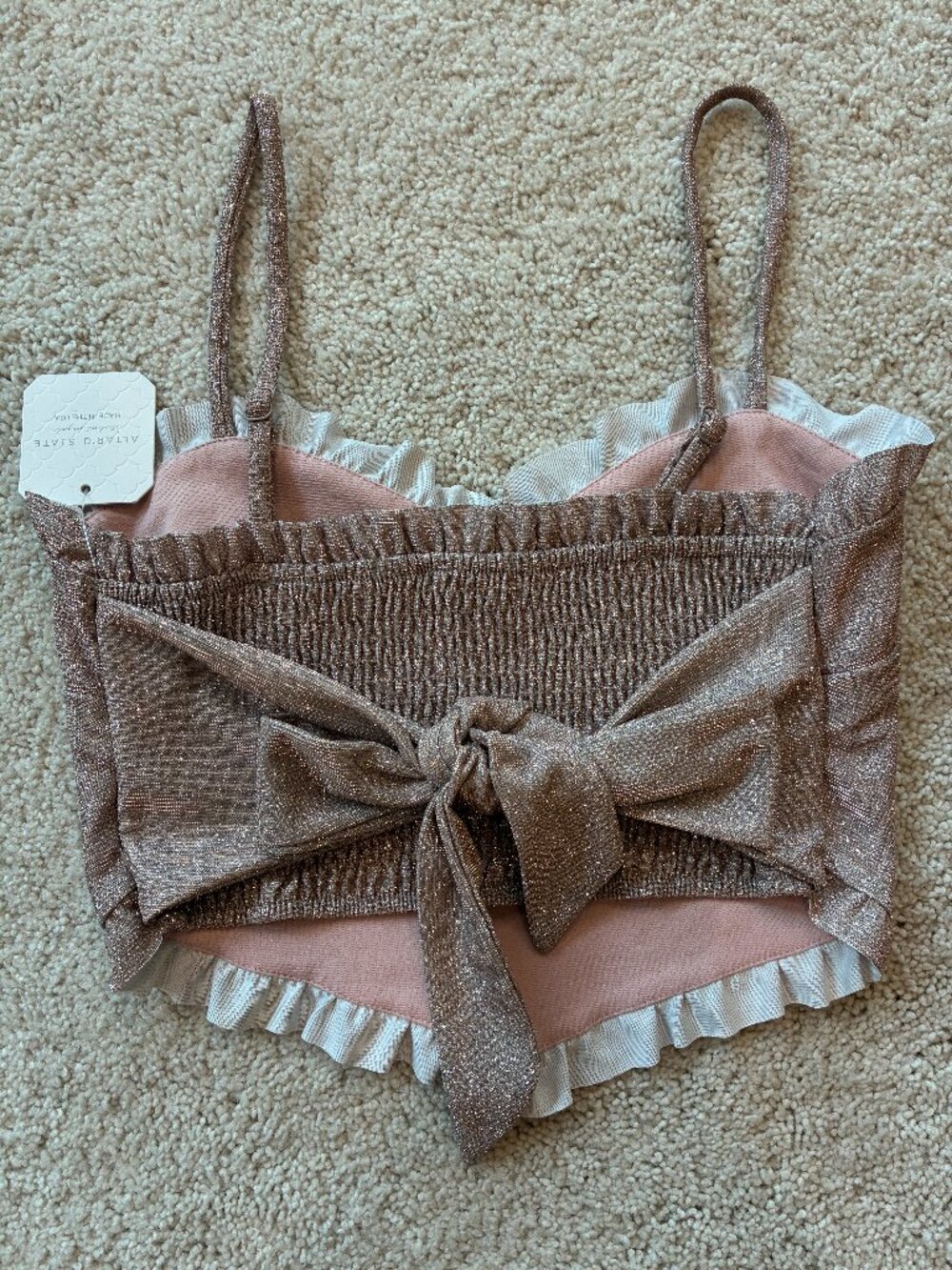 NWT Altar'd State Crop Top Tank Top Dress Top